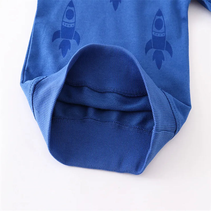 Jumping Meters New Arrival Rockets Print Autumn Winter Kids Clothes Boys Sweatshirts Cotton Long Sleeve Tops Hoodies Shirts