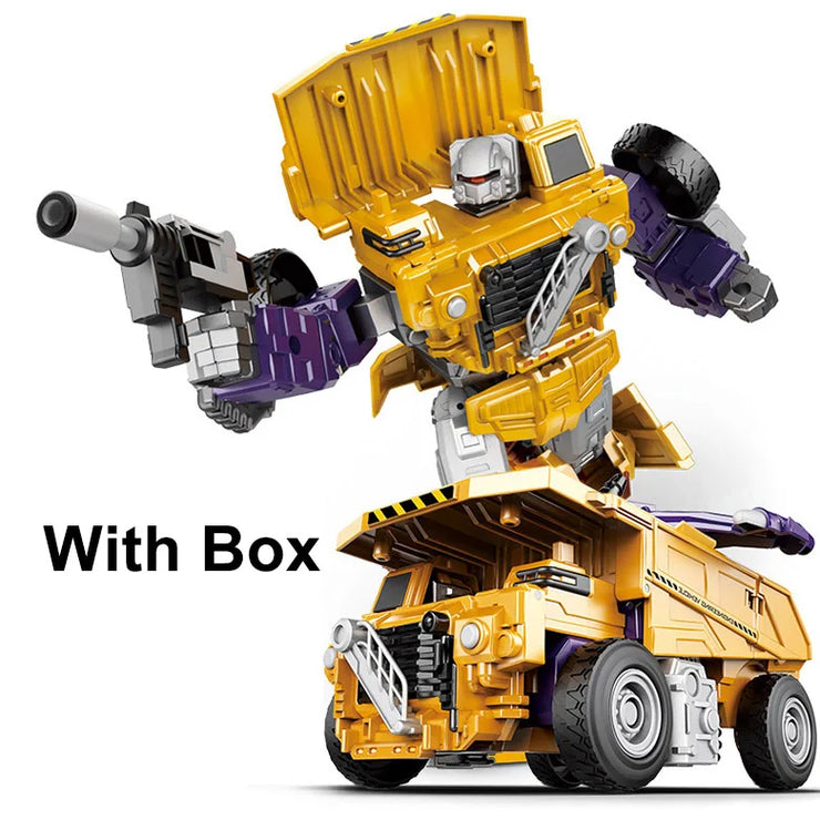 Transformation Robot Toy 6 in1 Engineering Vehicle Model Educational Assembling Deformation Action Figure Car Toy for Children