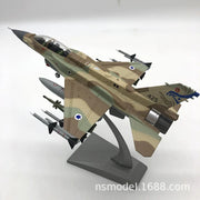 1:72/1:100 Aircraft Plane Model F-16I F16D Fighting Falcon Diecast Metal Planes Stands Playset Airplane Model Fighter Aircraft