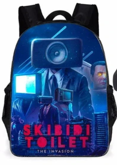 Skibidi Toilet Children's Backpack Boy School Bag for Backpack Anime Boys Girls Anime Cartoon School Bag Mochila