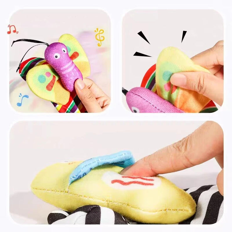 Foot Finder Rattle Sock Baby Toy Wrist Arm Hand Bracelet Rattle Feet Leg Ankle Socks for Newborn Infant Babies Boy Girl Bebe