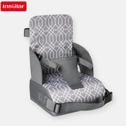 INSULAR Portable Foldable Anti slip Children's Seat High Cushion Baby Dining Chair High Cushion Children's Travel Supplies