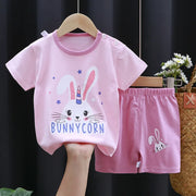 fashion baby girls clothes summer Baby girls Sets cute girls T-shirt + Shorts Sets Toddler Clothing Baby girls Clothes