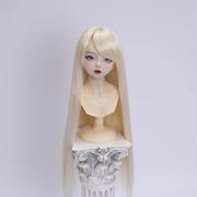 New Doll's Wig for 1/3 1/4 1/6 Bjd Doll Long Straight Hair with Bangs Soft Silk Diy Girl Toys Dress Up Doll Accessories,no Doll