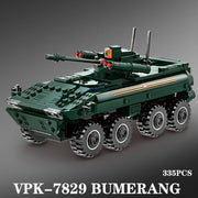 2024 Modern Military Armor Vehicle DANA M2 BTR-4 Infantry Fighting Car Model Building Blocks Sets Tank Building Brick Kid Toy