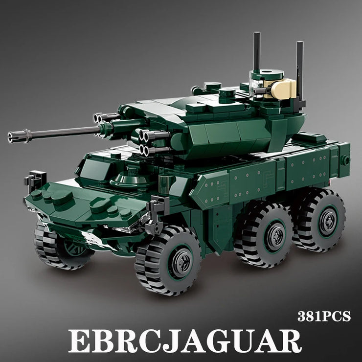 2024 Modern Military Armor Vehicle DANA M2 BTR-4 Infantry Fighting Car Model Building Blocks Sets Tank Building Brick Kid Toy