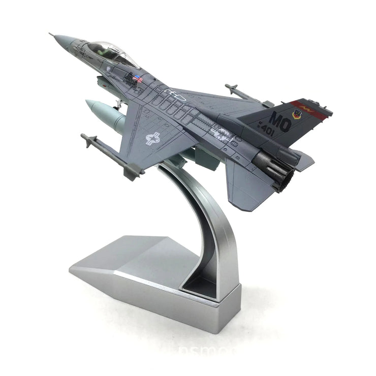 1:72/1:100 Aircraft Plane Model F-16I F16D Fighting Falcon Diecast Metal Planes Stands Playset Airplane Model Fighter Aircraft