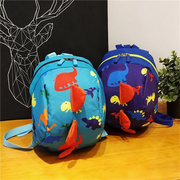 Anti-lost Backpack Cartoon Dinosaur Backpack Kindergarten Kids Anti Loss Book Shoulders Bag for Girl Boys