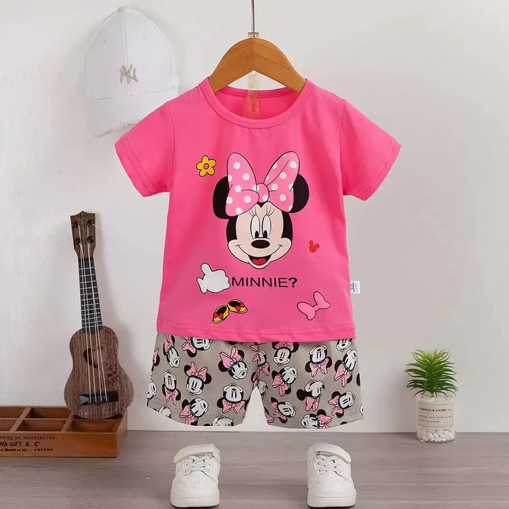 fashion baby girls clothes summer Baby girls Sets cute girls T-shirt + Shorts Sets Toddler Clothing Baby girls Clothes