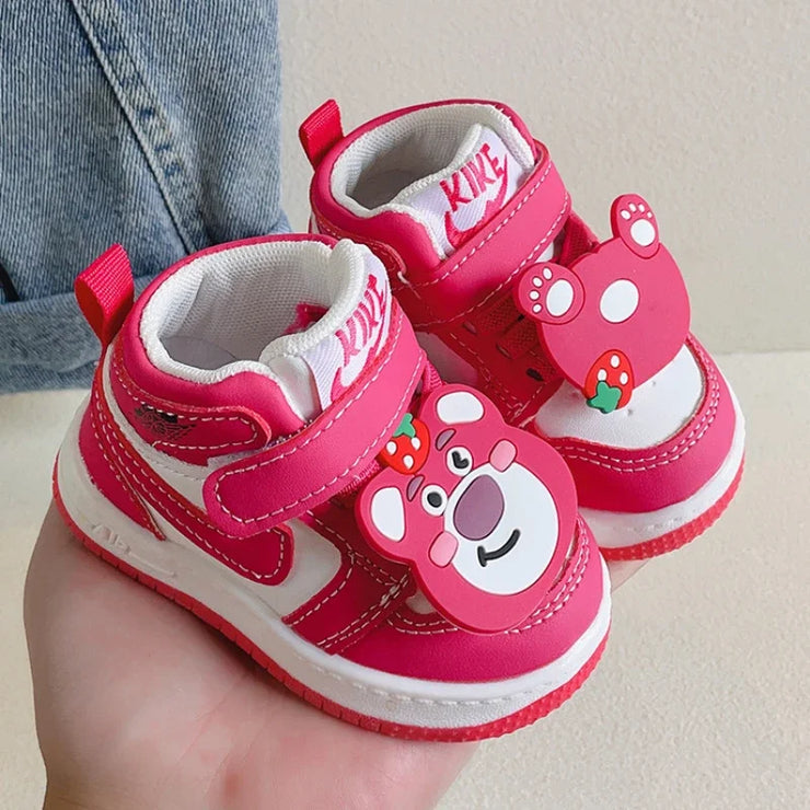 Baby Boys Girls Casual Shoes, Disney Lotso Bear Sneakers for Kids