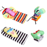 Foot Finder Rattle Sock Baby Toy Wrist Arm Hand Bracelet Rattle Feet Leg Ankle Socks for Newborn Infant Babies Boy Girl Bebe