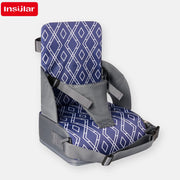 INSULAR Portable Foldable Anti slip Children's Seat High Cushion Baby Dining Chair High Cushion Children's Travel Supplies