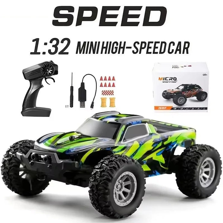 Mini 2.4GHz Drift Vehicle 1:32 High Speed Mountaineering Remote Control Vehicle Off Road Car Autos Cars Children's Boy Toys Gift