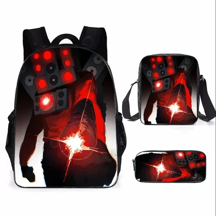 Skibidi Toilet Children's Backpack Boy School Bag for Backpack Anime Boys Girls Anime Cartoon School Bag Mochila