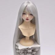 New Doll's Wig for 1/3 1/4 1/6 Bjd Doll Long Straight Hair with Bangs Soft Silk Diy Girl Toys Dress Up Doll Accessories,no Doll